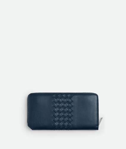 Intrecciato Piccolo Zip Around Wallet