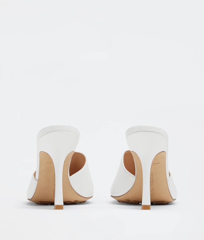 Women's Stretch Mule in Optic white Bottega Veneta Mexico EN - Image 3