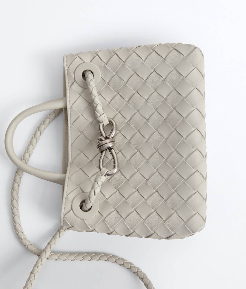 Women's Mini Andiamo in Silica gray Bottega Veneta United Arab Emirates EN - Image 4