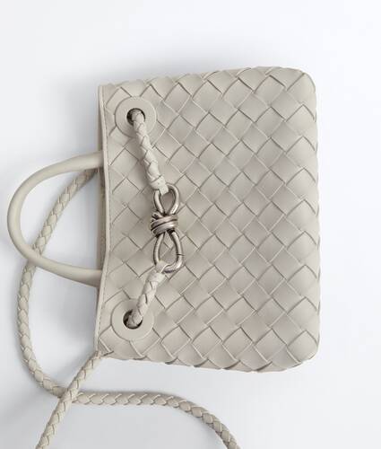 Women's Mini Andiamo in Silica gray Bottega Veneta United Arab Emirates EN - Image 4