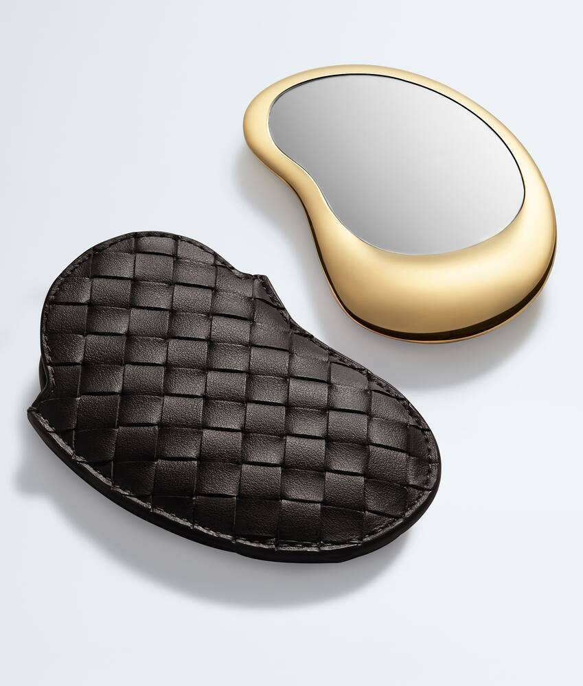 Pocket Mirror in Espresso Bottega Veneta United Kingdom EN - Image 2