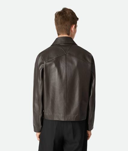 Blouson aus glänzendem Leder
