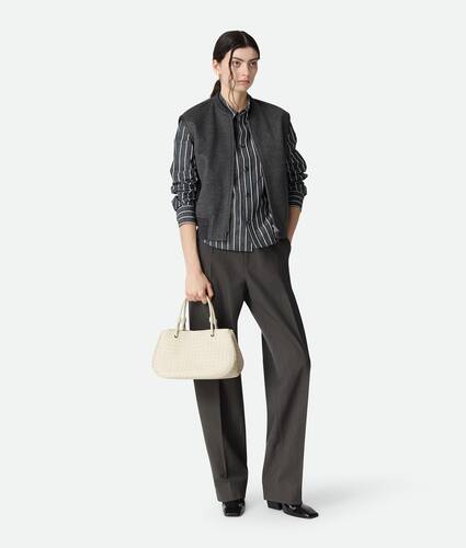 Women's Basket in Sea salt Bottega Veneta Switzerland EN - Image 6