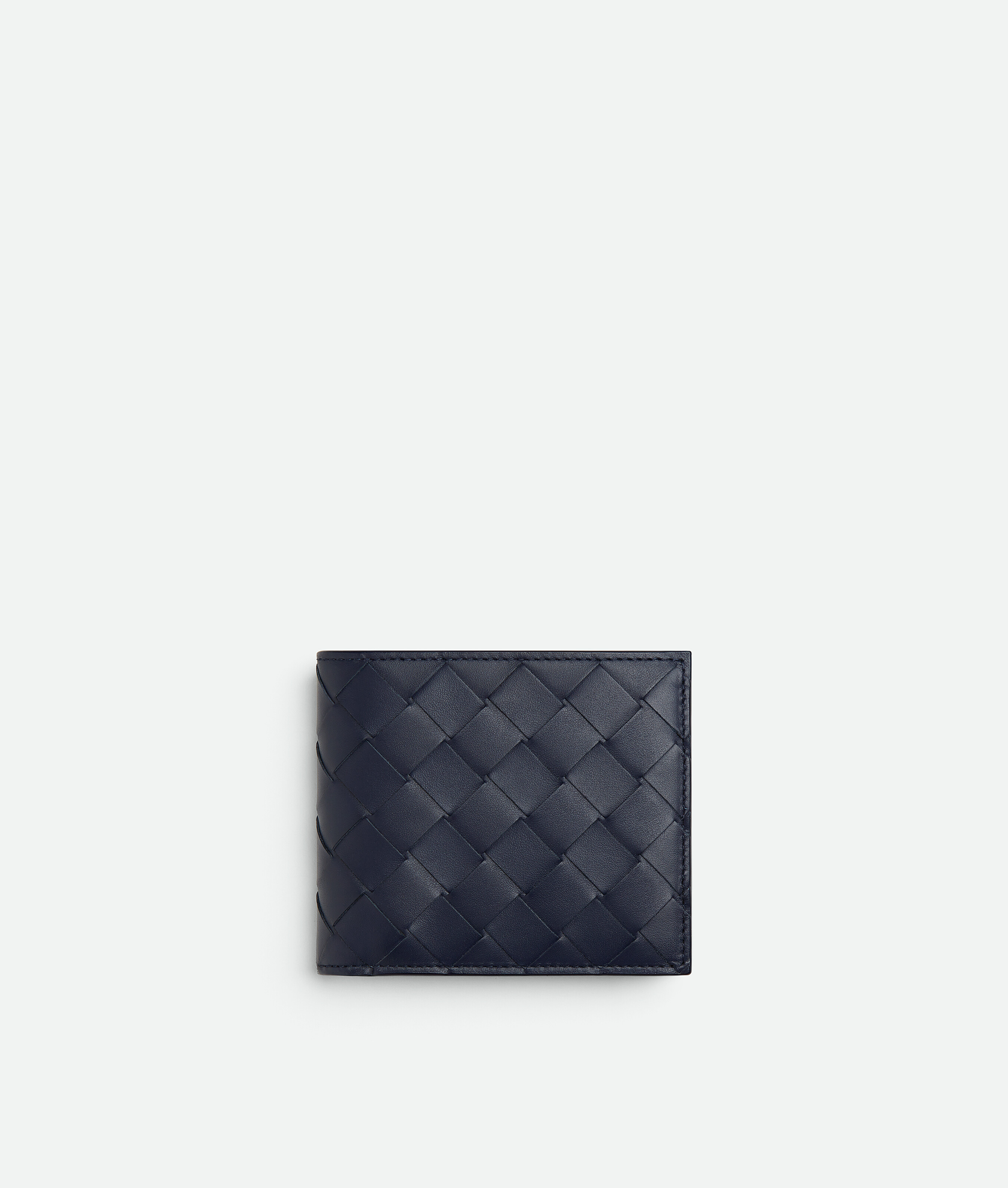 Intrecciato Bi-Fold Wallet With Coin Purse