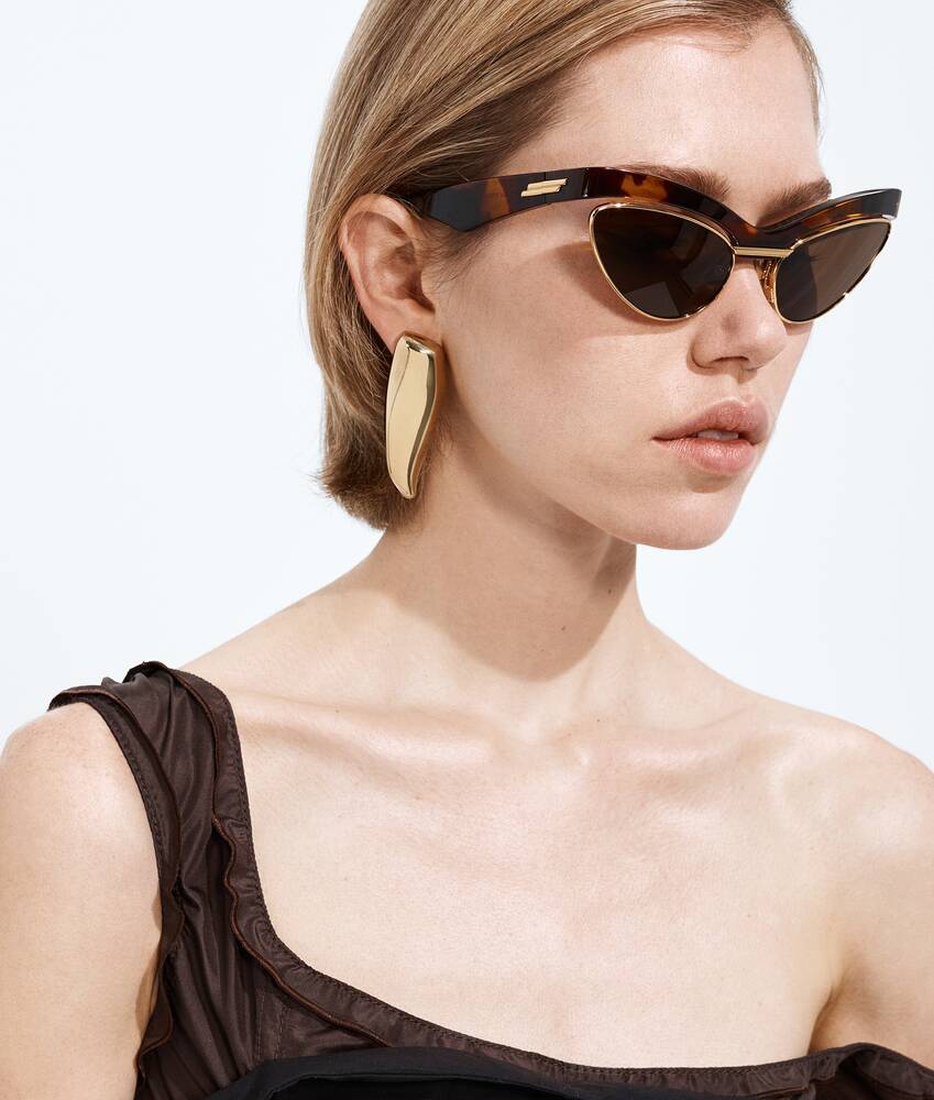 Display a large version of the product image 2 - Duo Angle Cat Eye Sunglasses