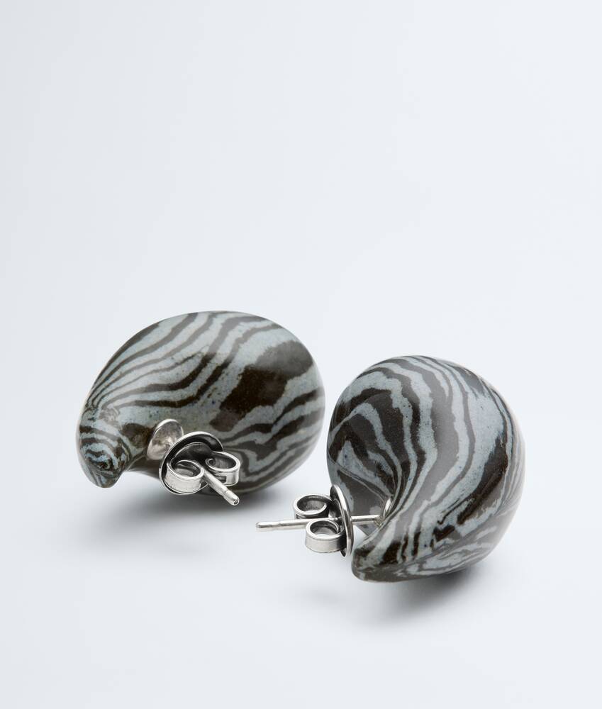 Orecchini Drop piccoli da Donna in Glacial/black Bottega Veneta Italia IT - Image 3
