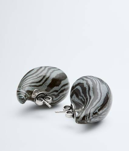Orecchini Drop piccoli da Donna in Glacial/black Bottega Veneta Italia IT - Image 3