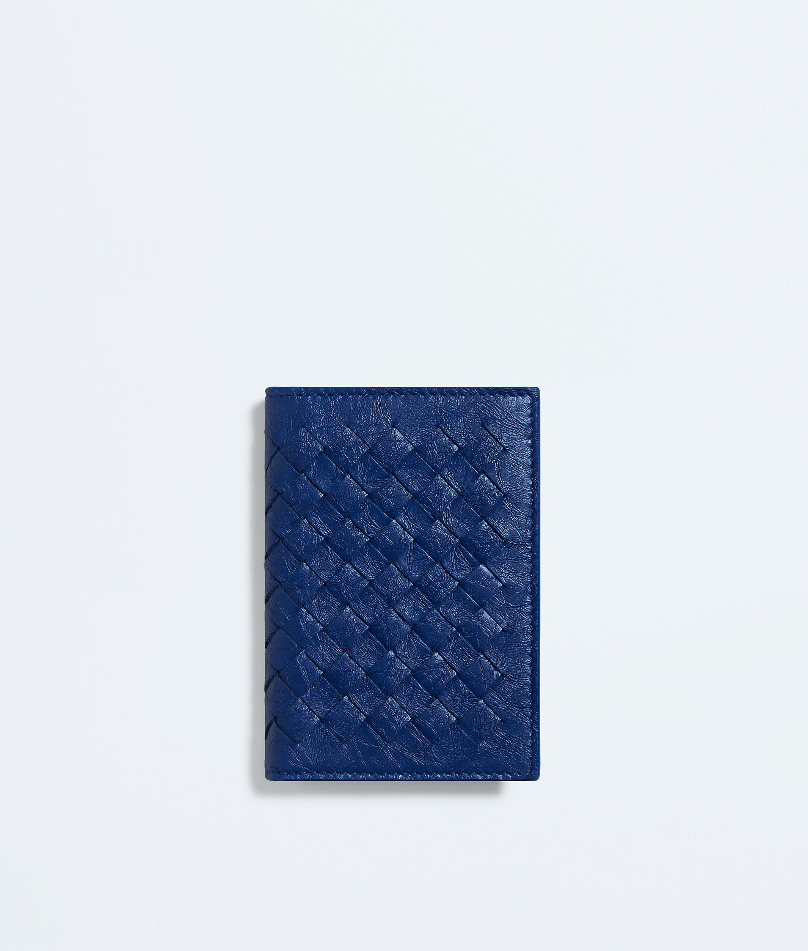 BOTTEGA VENETA ウーブン マイセリウム フラップ カードケース のために メンズ で ブルーロイヤル