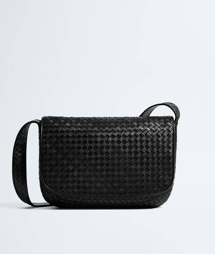 Men's Veneto Large Messenger in Black Bottega Veneta Singapore EN - Image 1