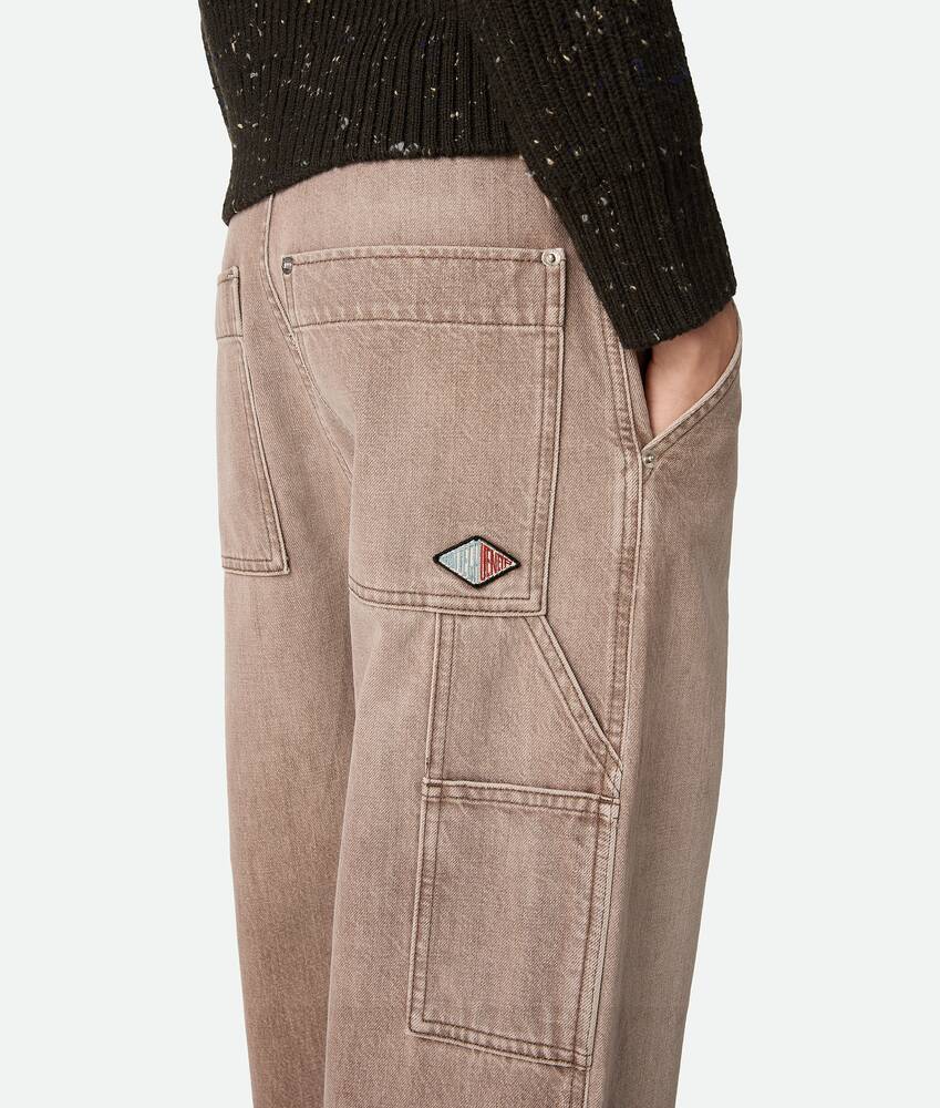 Display a large version of the product image 4 - Brown Cargo Jeans