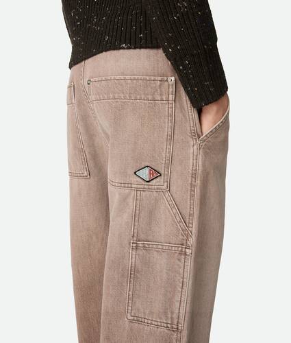 Brown Cargo Jeans