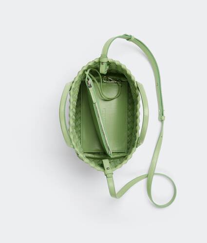 Women's Mini Cabat in Pistachio Bottega Veneta Brazil EN - Image 3