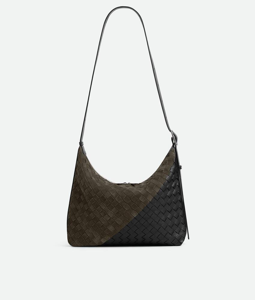 Men's Small Traveler in Black/kaki/fondant/natural Bottega Veneta United States EN - Image 5