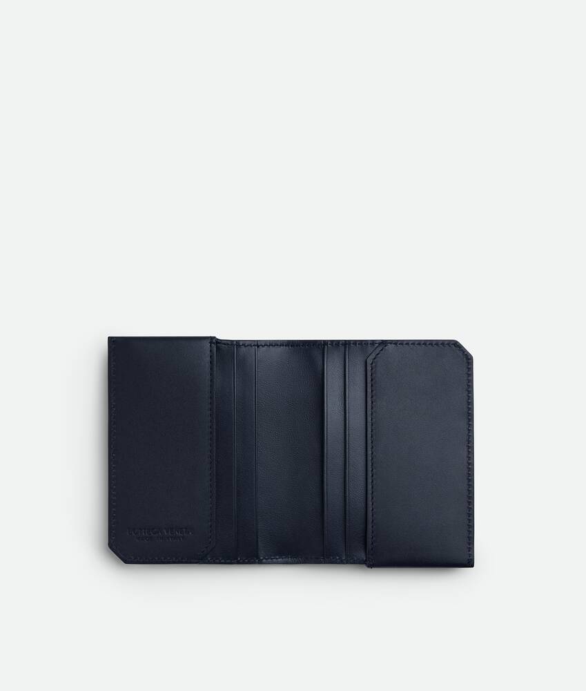 Men's Intrecciato Piccolo Flap Card Case in Space Bottega Veneta United States EN - Image 2