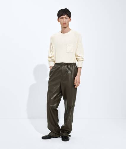Men's Leather Pants  in Wader green Bottega Veneta Latvia EN - Image 1