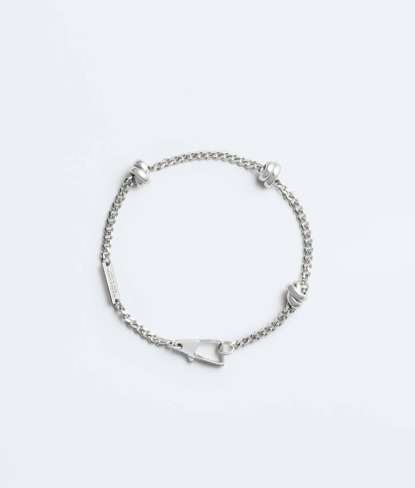 Ele's Pulseira Knot em Silver Bottega Veneta Brasil PT - Image 3