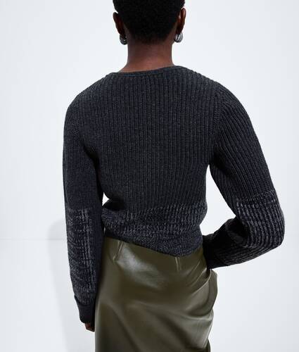 C&aacute;rdigan de lana y cachemira para Mujer en Ardoise melange Bottega Veneta M&eacute;xico ES - Image 3