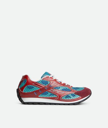 Women's Orbit Sneaker in Turquoise/cherry Bottega Veneta United Kingdom EN - Image 1