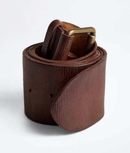Men's Tile Belt in Dark oat Bottega Veneta Denmark EN - Image 3