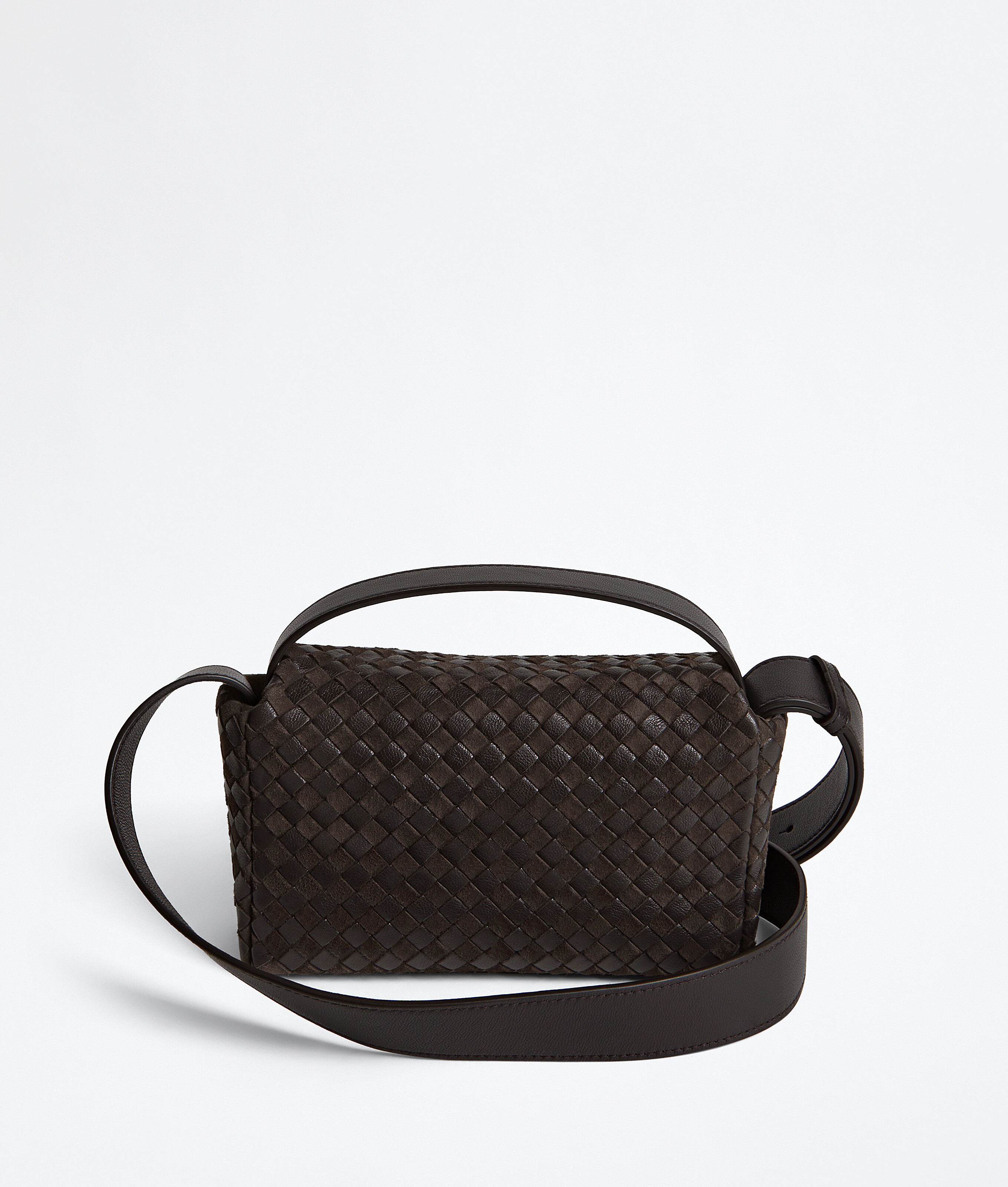 Men's Intrecciato Mini Bag With Flap in Espresso Bottega Veneta Luxembourg EN - Image 4