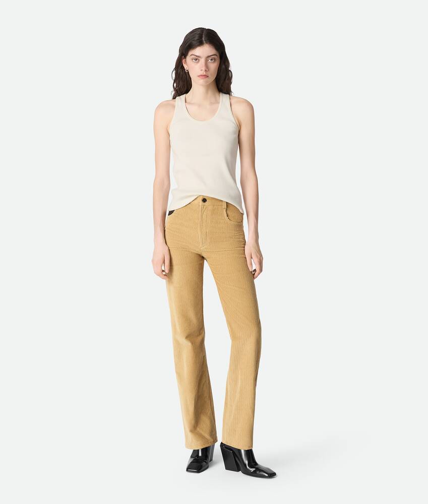 Afficher une grande image du produit 1 - Pantalon en velours côtelé de coton