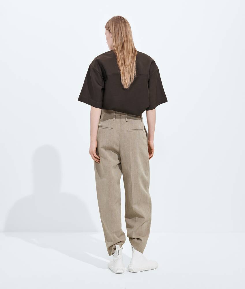 大きな商品イメージを表示する 3 - ウール＆リネン パンツ