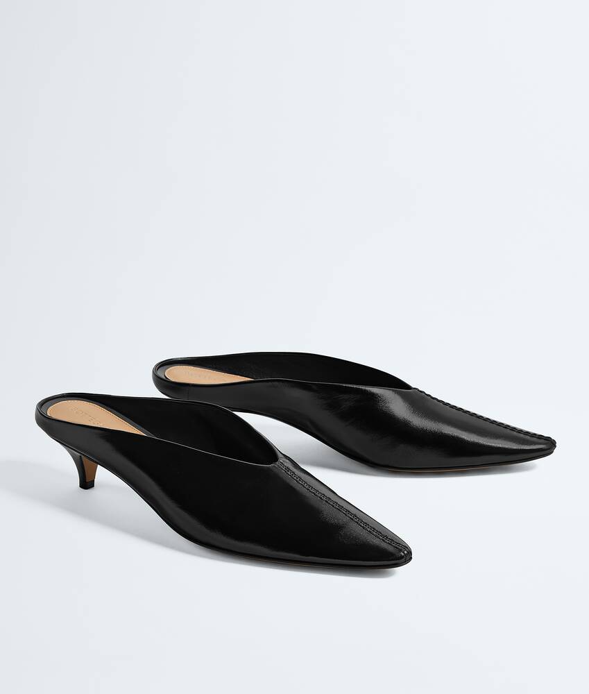 D&eacute;collet&eacute; mule Vesta da Donna in Black Bottega Veneta Italia IT - Image 3