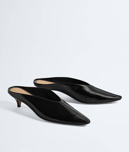 D&eacute;collet&eacute; mule Vesta da Donna in Black Bottega Veneta Italia IT - Image 3
