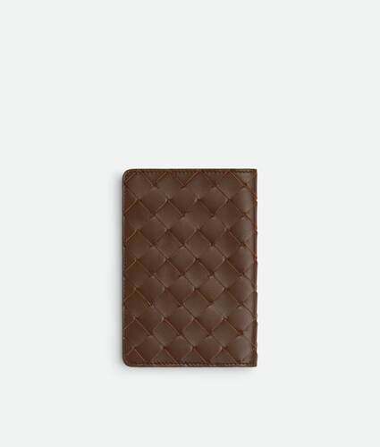Small Intrecciato Notebook Cover in Brownie Bottega Veneta Finland EN - Image 3