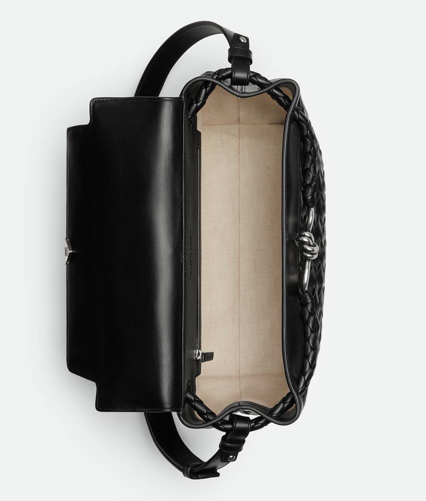 Men's Small Andiamo Messenger in Black Bottega Veneta Greece EN - Image 3