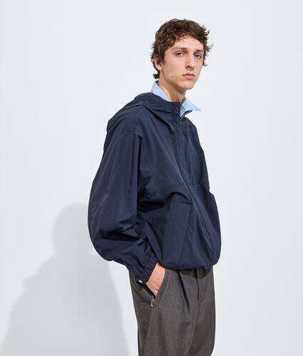 Men's Technical Hooded Blouson in Dark navy Bottega Veneta United States EN - Image 2
