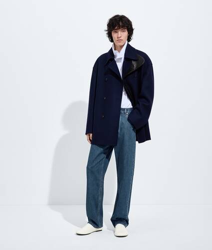 Jeans mit weitem Bein in Atlantic Blue f&uuml;r Herren in Mid blue Bottega Veneta &Ouml;sterreich DE - Image 1