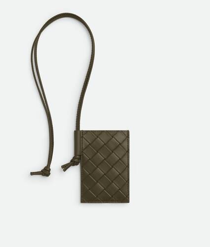 Men's Intrecciato Stamp Badge Holder in Cypress Bottega Veneta Macao SAR China EN - Image 1