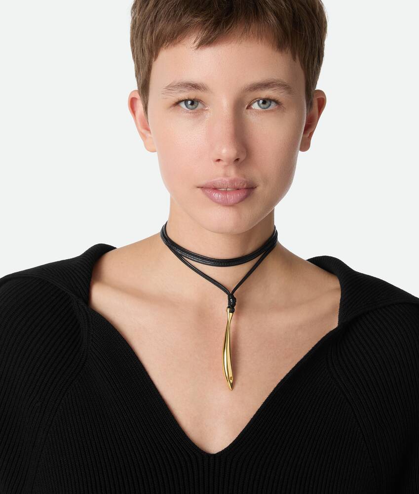 Display a large version of the product image 2 - Sardine Leather Necklace