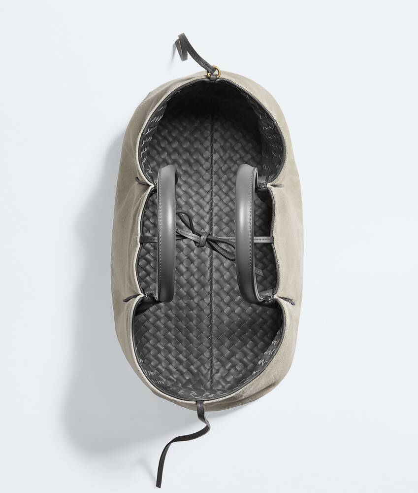 Women's Large Pinacoteca in Obsidian gray/silica gray Bottega Veneta Italy EN - Image 7