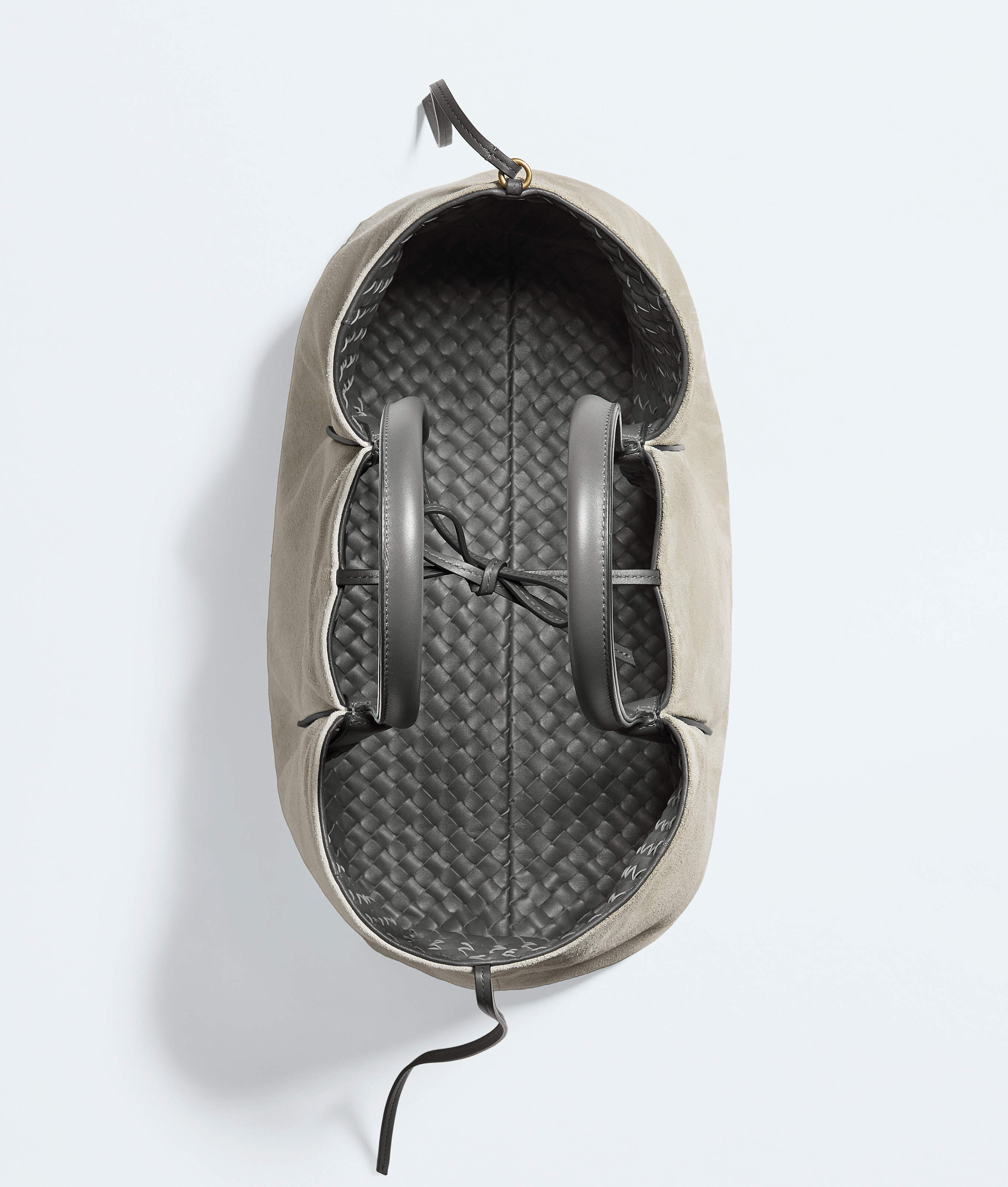 Women's Large Pinacoteca in Obsidian gray/silica gray Bottega Veneta Luxembourg EN - Image 7