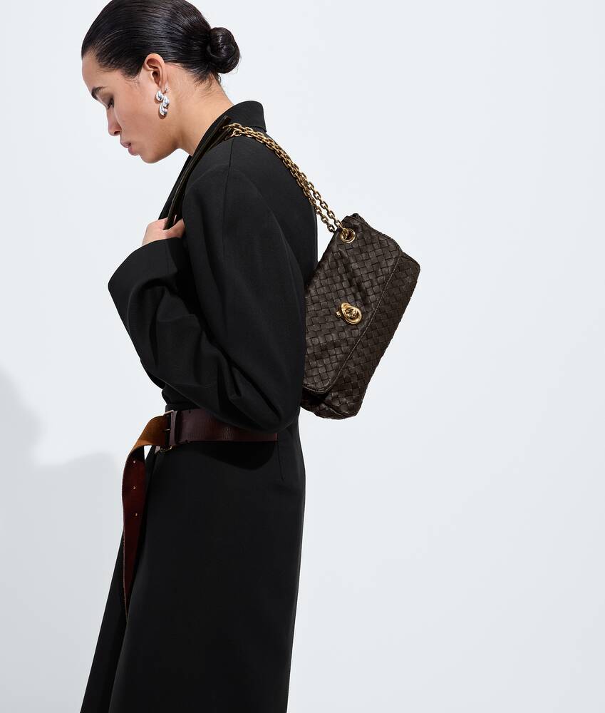 Women's Small Madison in Espresso Bottega Veneta Qatar EN - Image 6