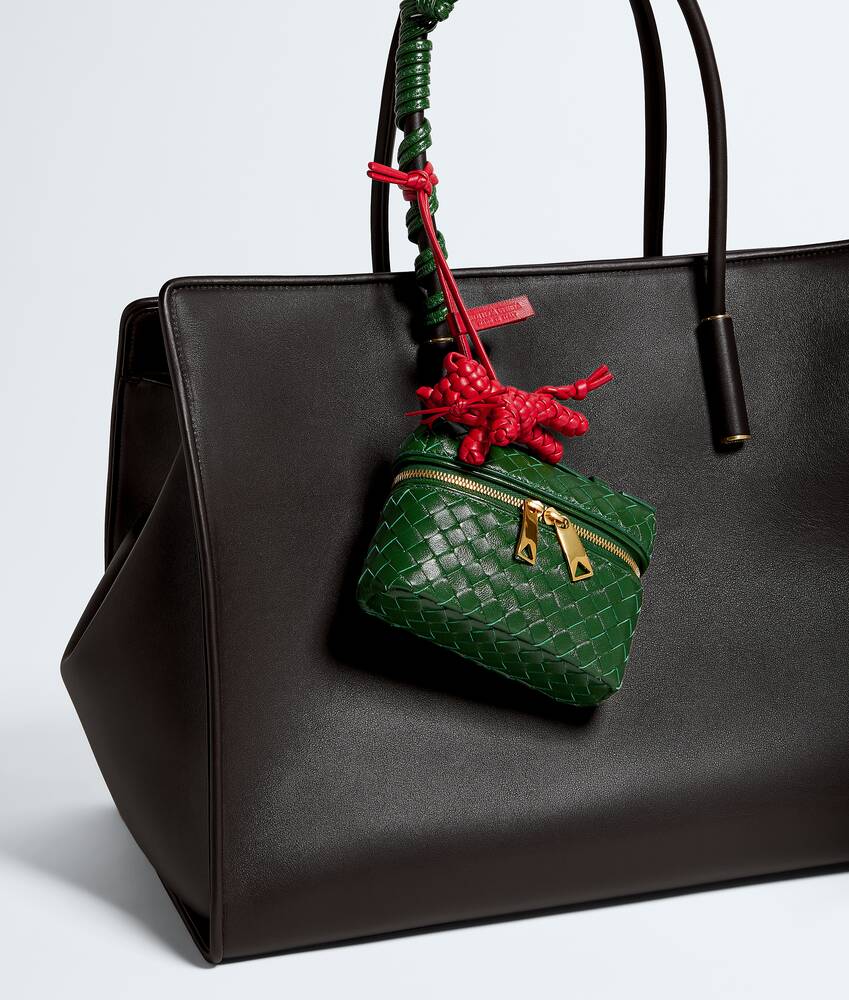 Men's Cat Charm in Cardinal Bottega Veneta Italy EN - Image 2