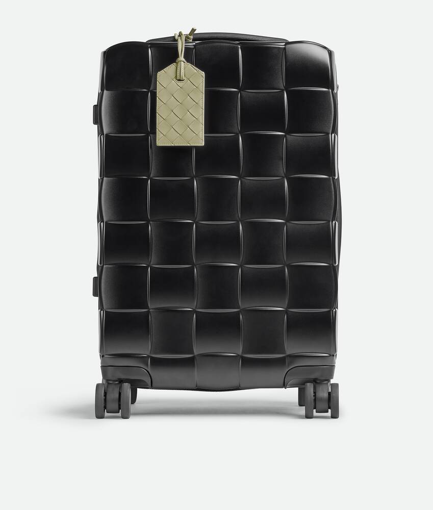 Men's Intrecciato Tag Holder On Strap in Travertine Bottega Veneta Slovakia EN - Image 4