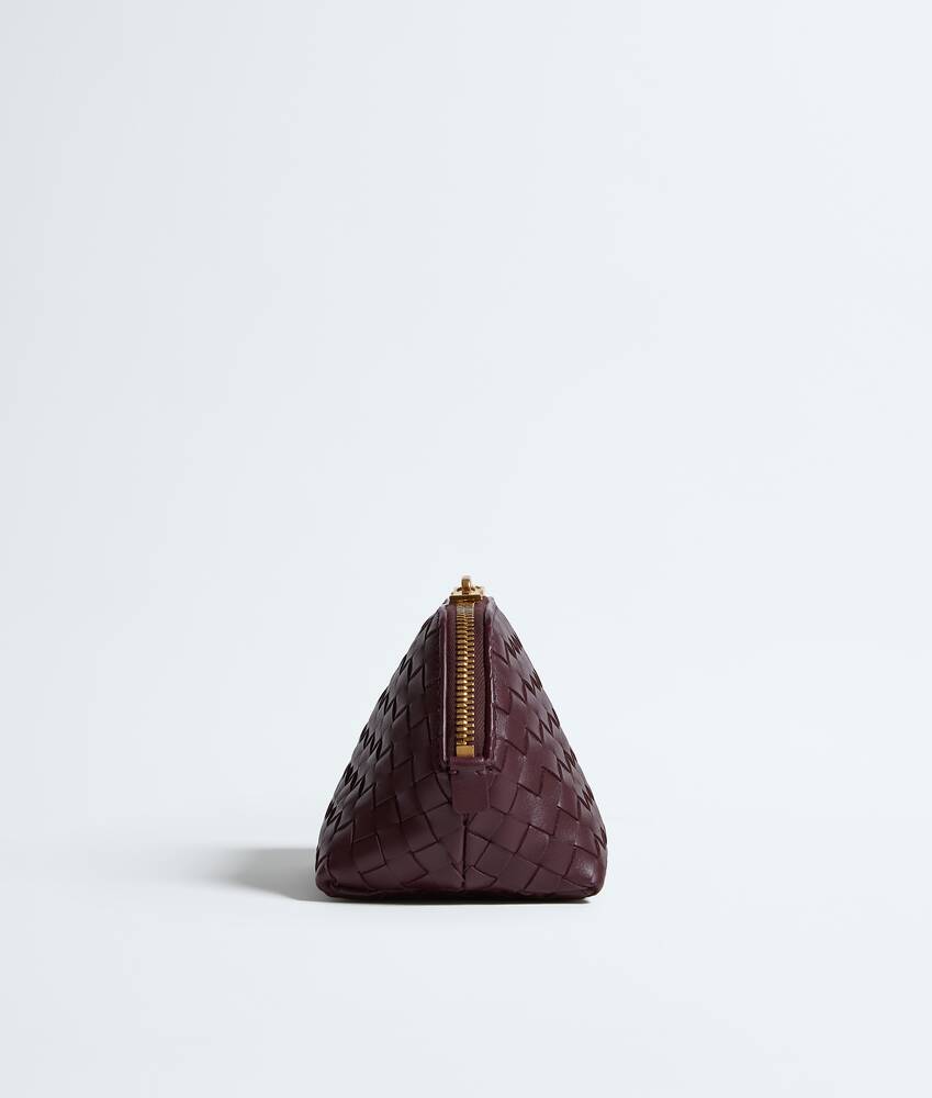 Small Cosmetic Pouch in Deep mahogany Bottega Veneta United States EN - Image 3