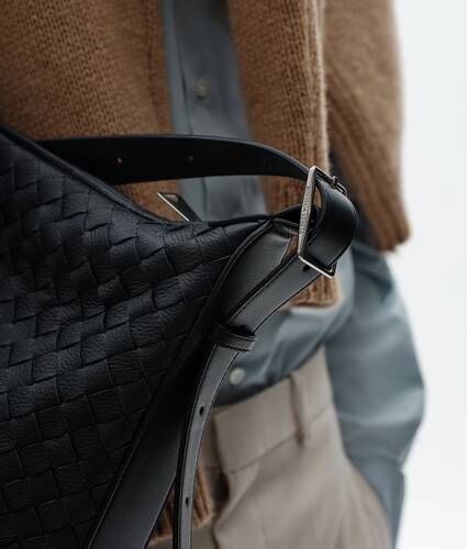 Men's Small Traveler in Midnight Bottega Veneta United States EN - Image 5