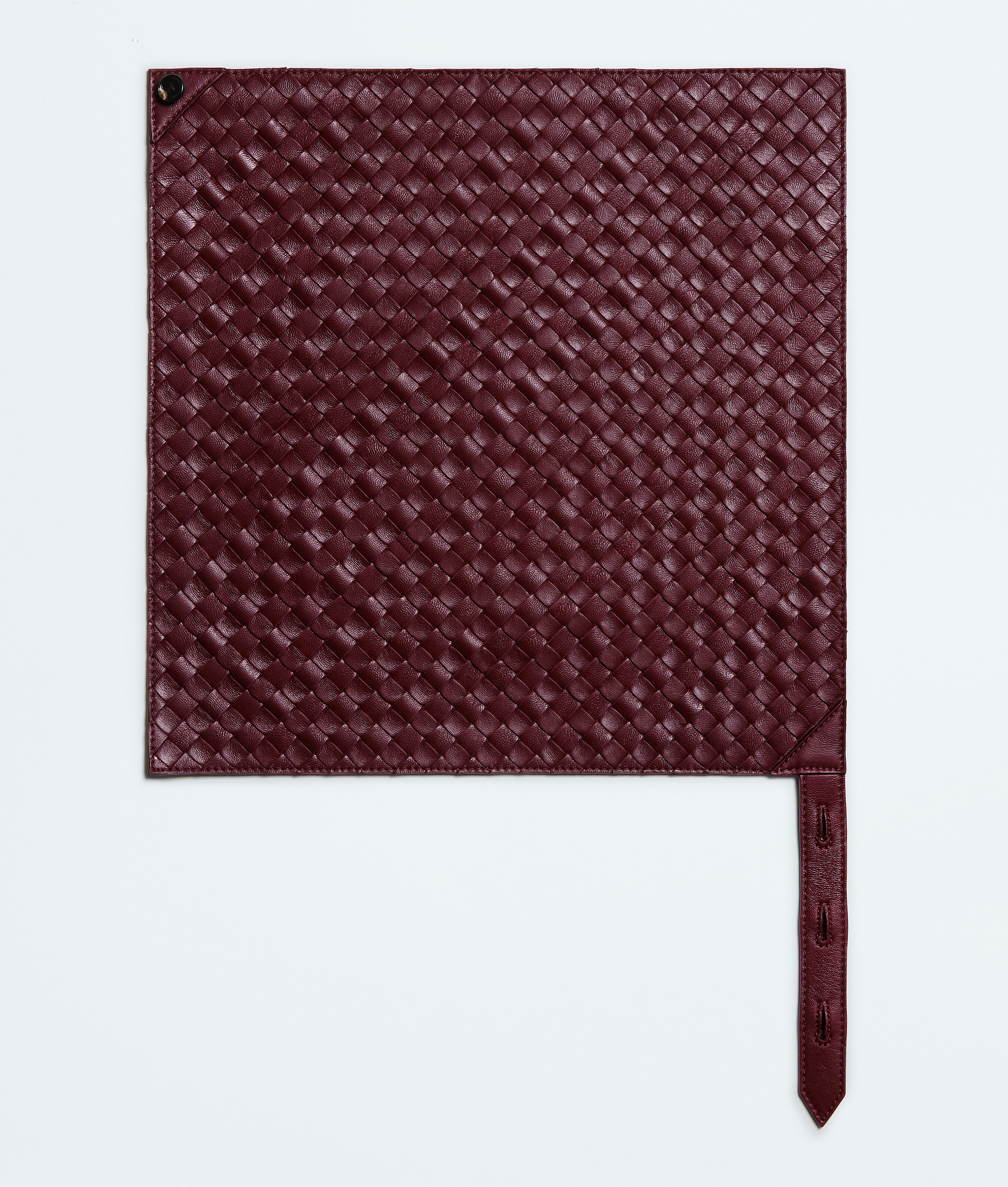 Leather Intrecciato Foulard