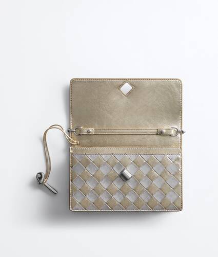 Women's Andiamo Wallet on Chain in Supermoon/silver Bottega Veneta Australia EN - Image 4