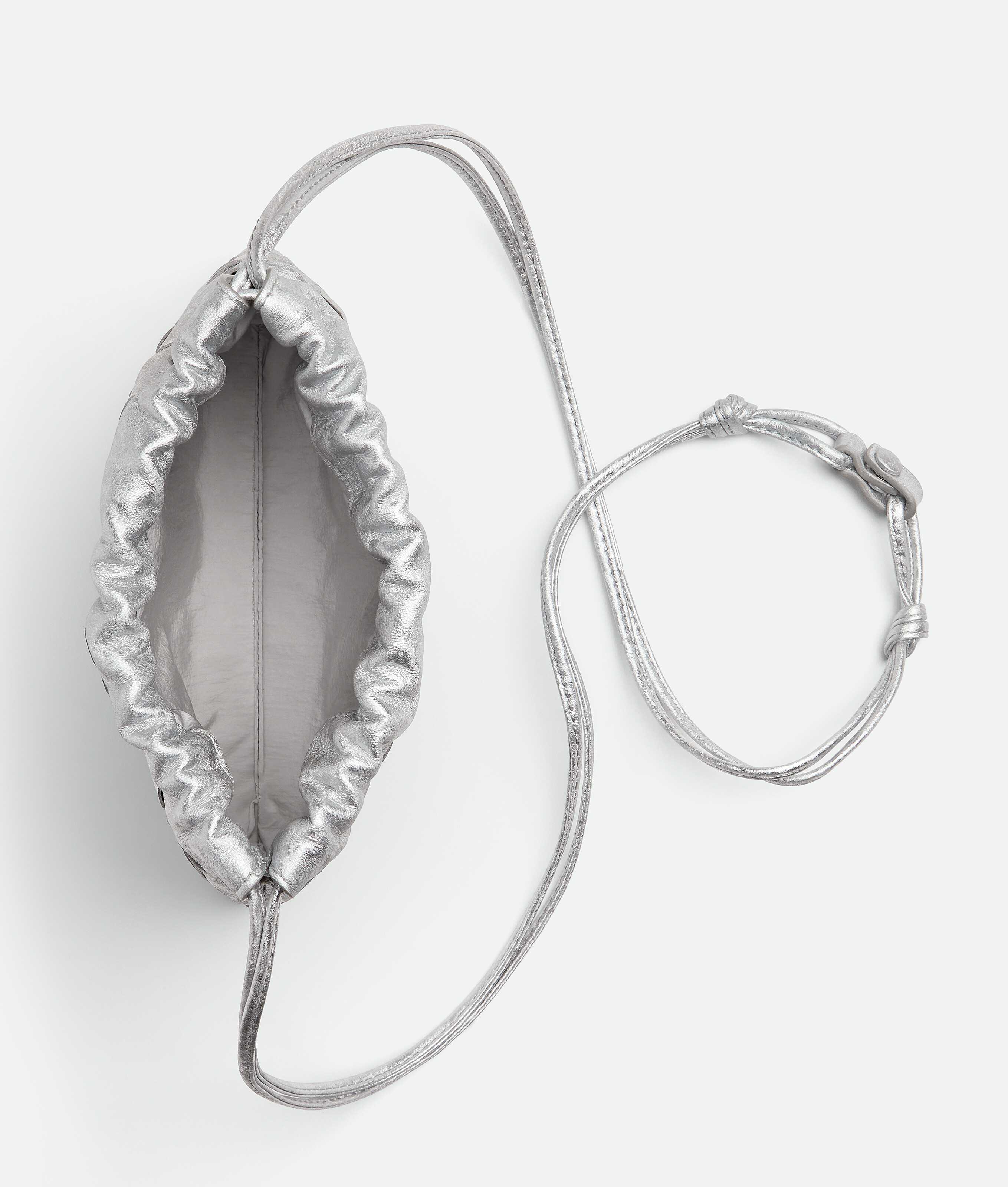 Women's Small Dustbag in Silver Bottega Veneta Luxembourg EN - Image 3