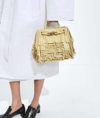 Women's Mini Andiamo in Butter yellow Bottega Veneta Greece EN - Image 6