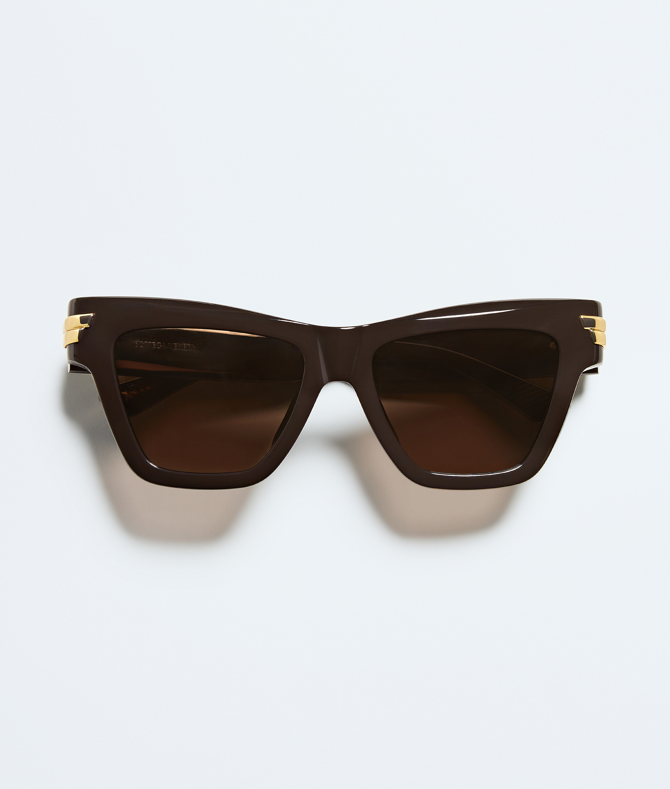 Lunettes de soleil œil-de-chat Mitre en Brown/brown Bottega Veneta Monaco FR - Image 1