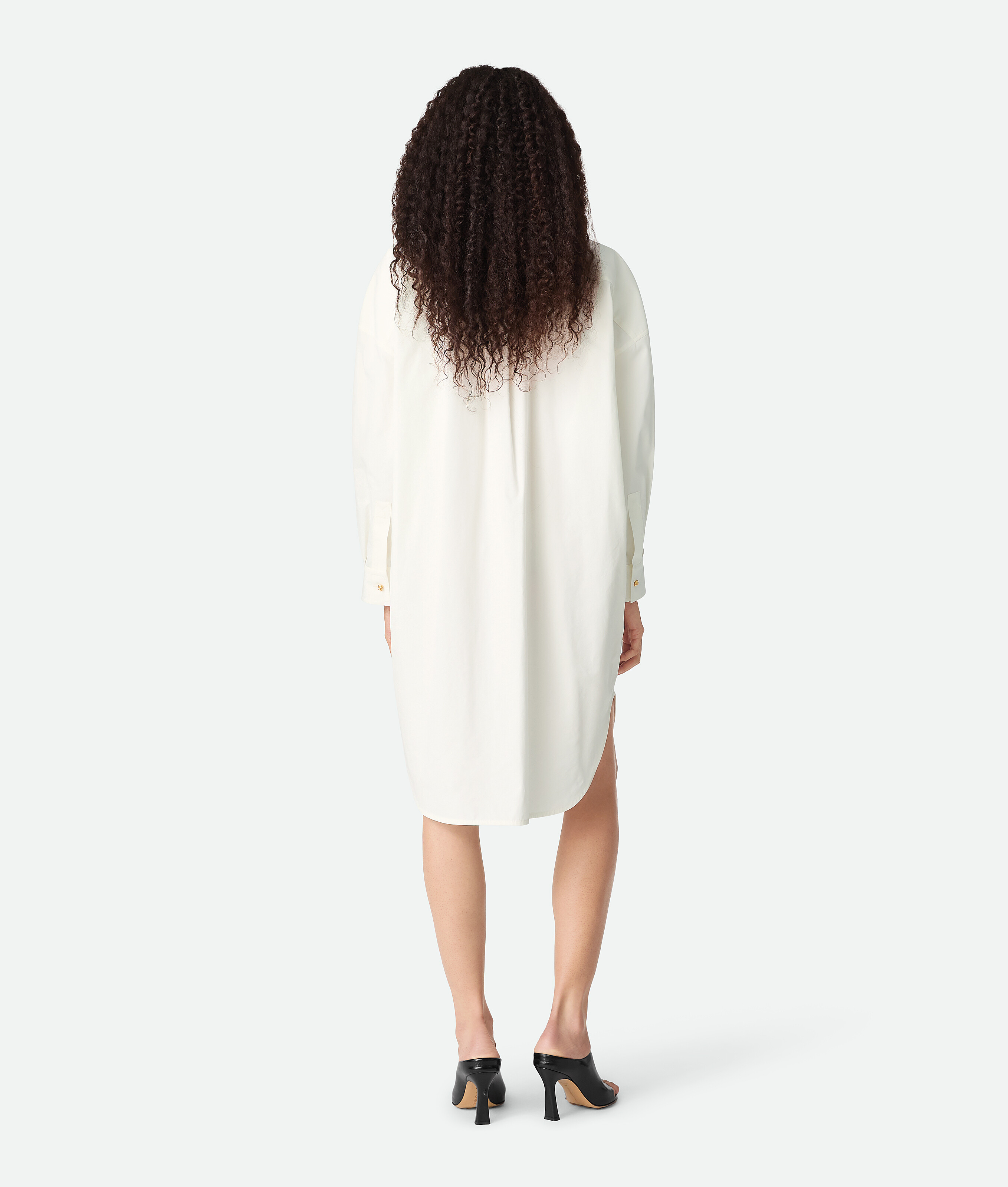 Bottega Veneta Robe En Coton In Neutral