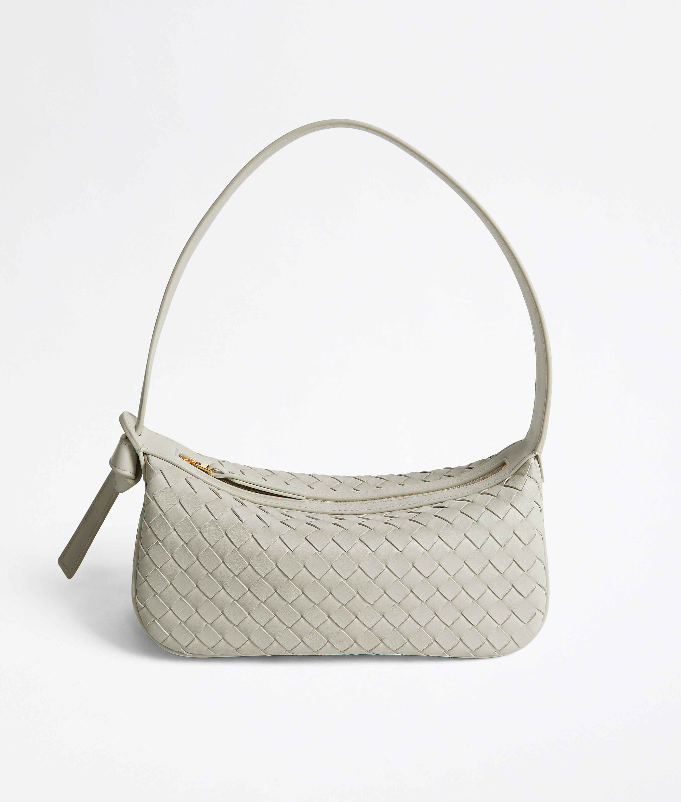 Women's Nodo Shoulder Bag in Silica gray Bottega Veneta Belgium EN - Image 1