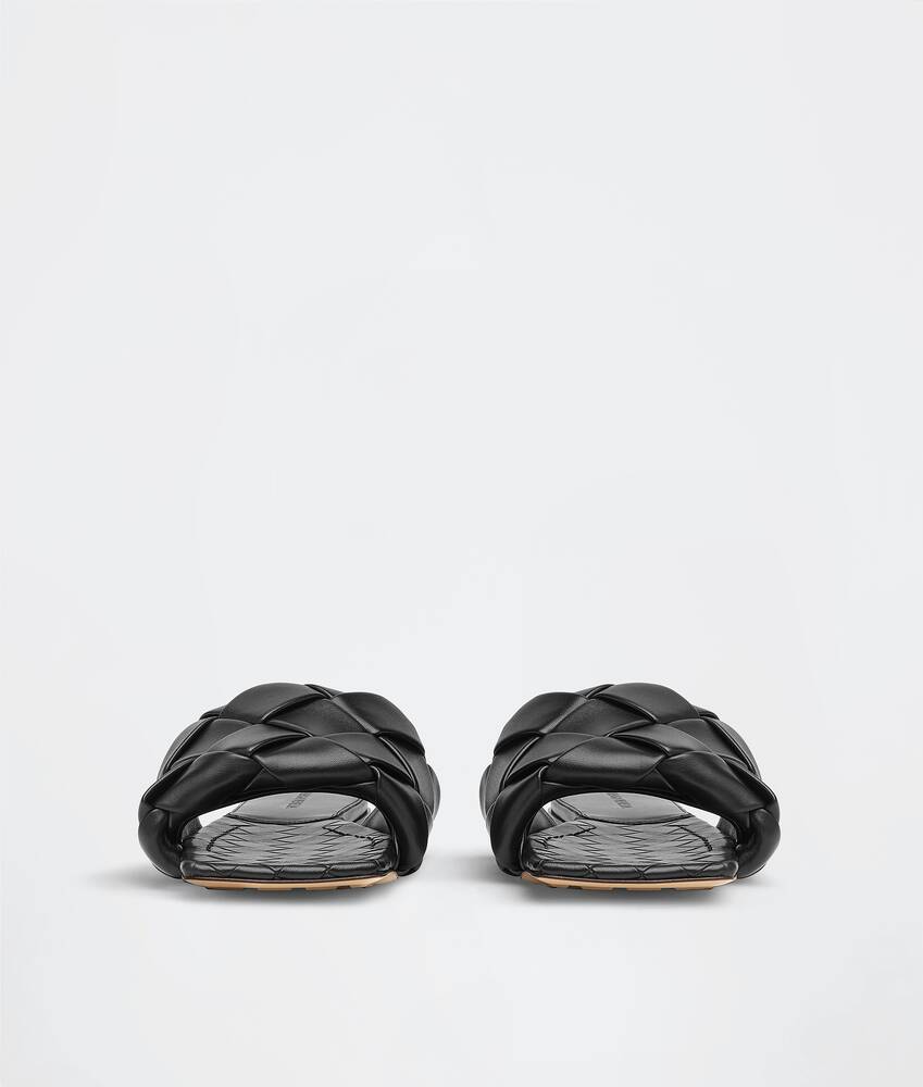 Women's Lido Flat Sandal in Black Bottega Veneta United States EN - Image 3