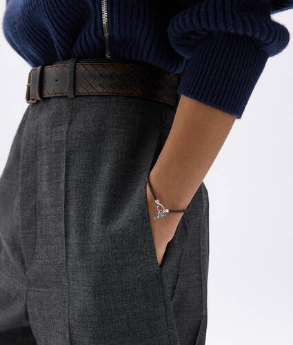 Men's Veneta Bracelet in Espresso Bottega Veneta Netherlands EN - Image 2